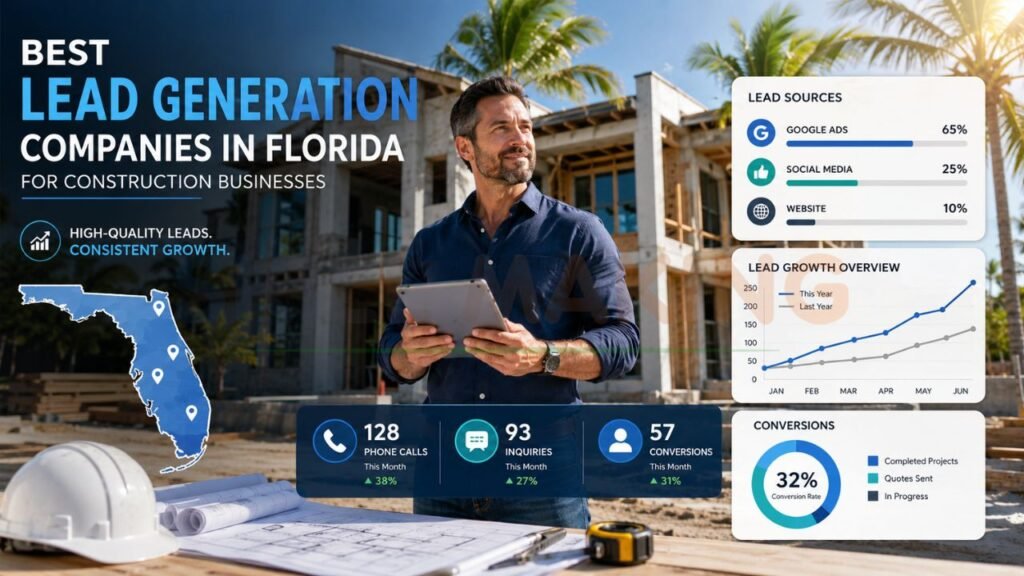 construction lead generation company in Florida using Google Ads social media marketing and website leads to increase conversions