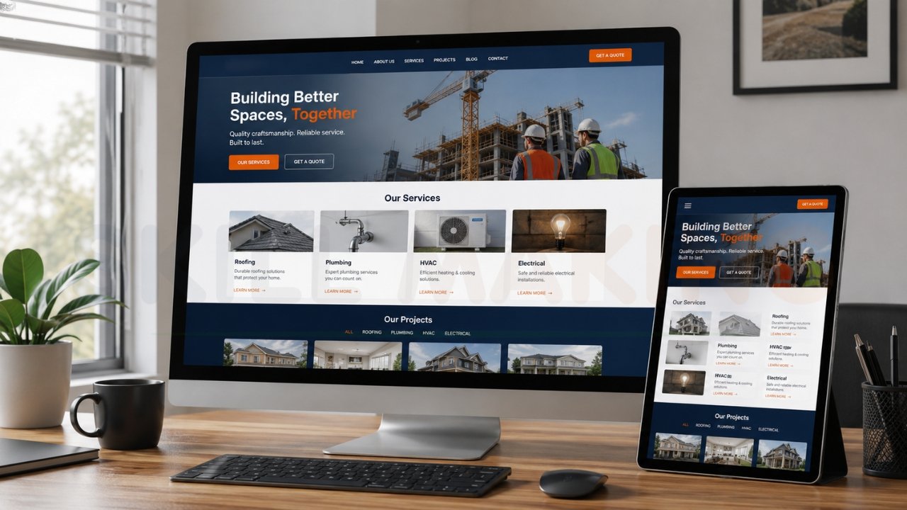 Construction Website Design Services That Win More Jobs