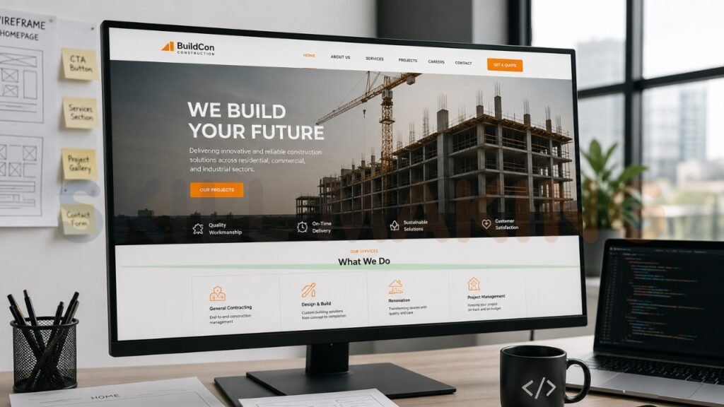 Construction Website Design and Development Company