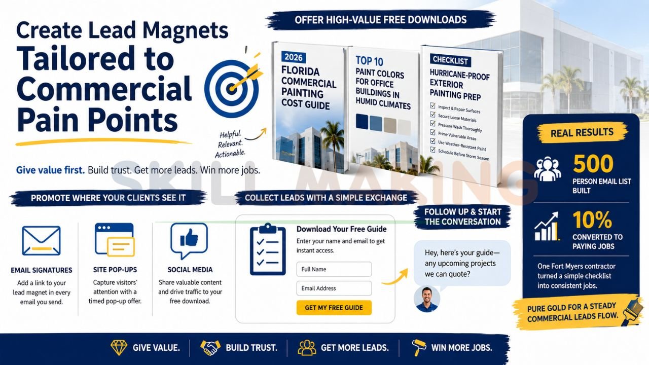 Commercial Painting Lead Magnet Ideas for Florida Contractors