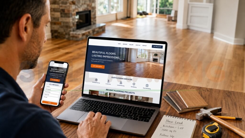 Flooring Business Lead Generation Website