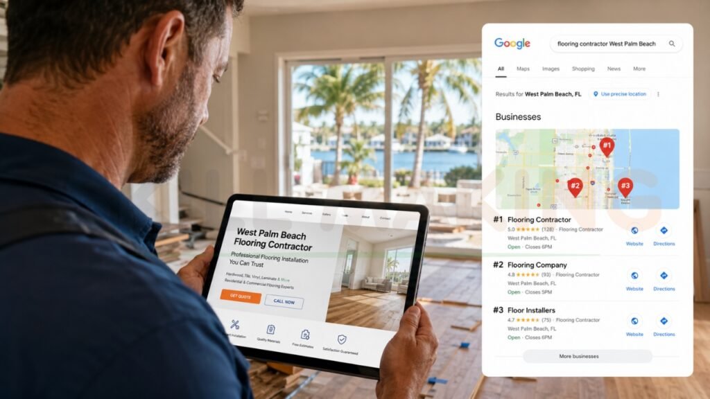 Flooring Contractor SEO in West Palm Beach