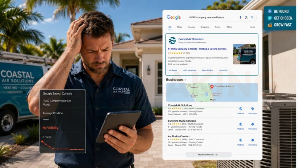 HVAC Company Not Ranking In Florida