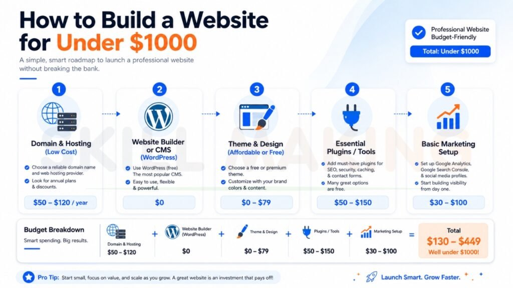 How Can I Build A Website Under $1000