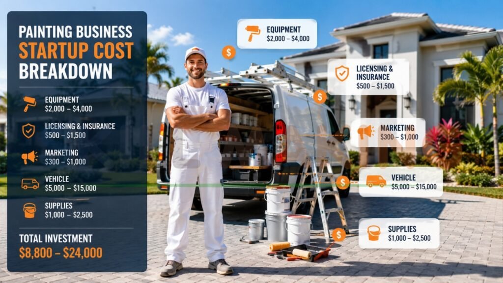 How Much Does It Cost to Start a Painting Business