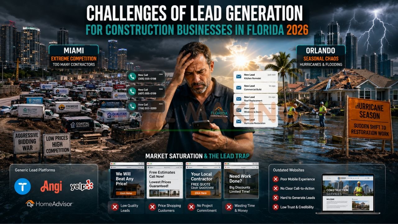 Florida construction contractors facing intense competition, market saturation, and seasonal challenges