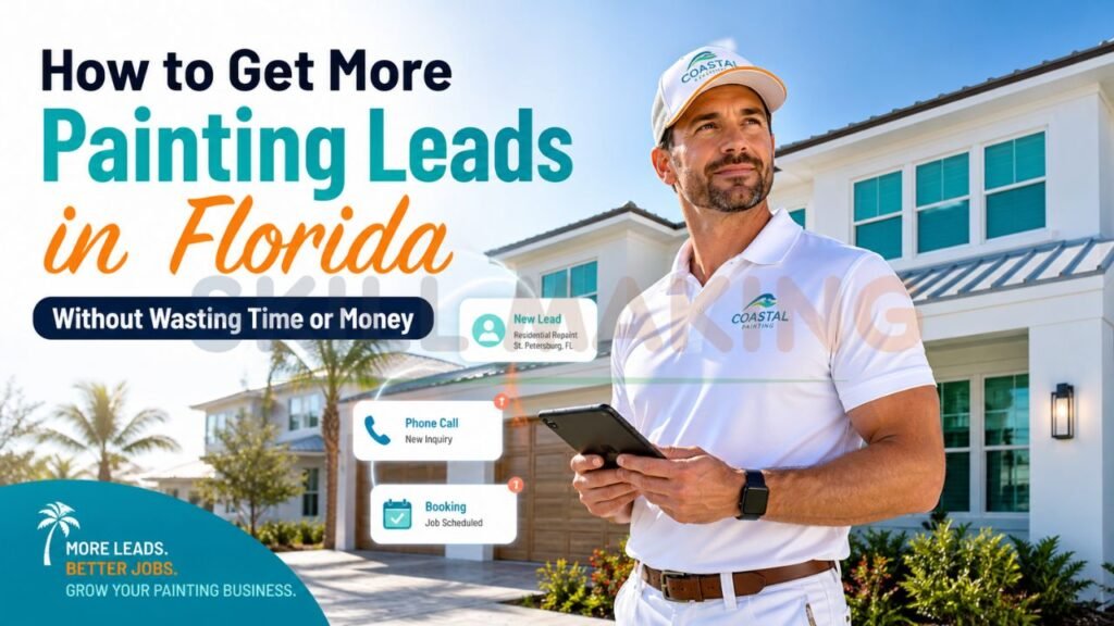 Florida painting contractor generating residential painting leads through online marketing local SEO and booking inquiries