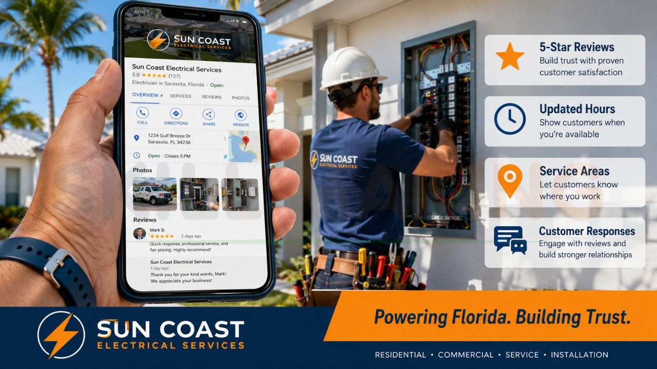 Google Business Profile for electrical services company