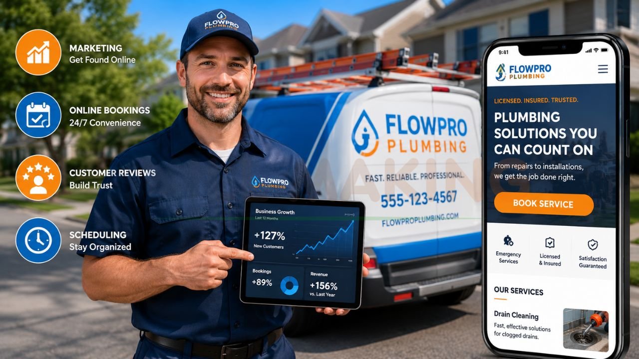 How to Grow a Small Plumbing Business with Website Design & Online Marketing