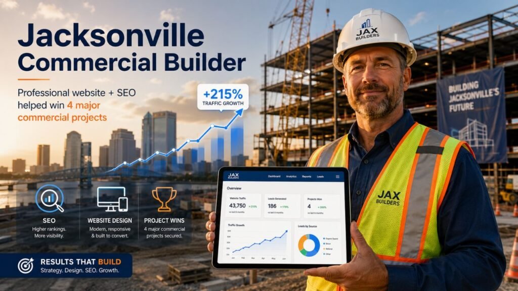 Jacksonville Commercial Builder Website Design & SEO Services