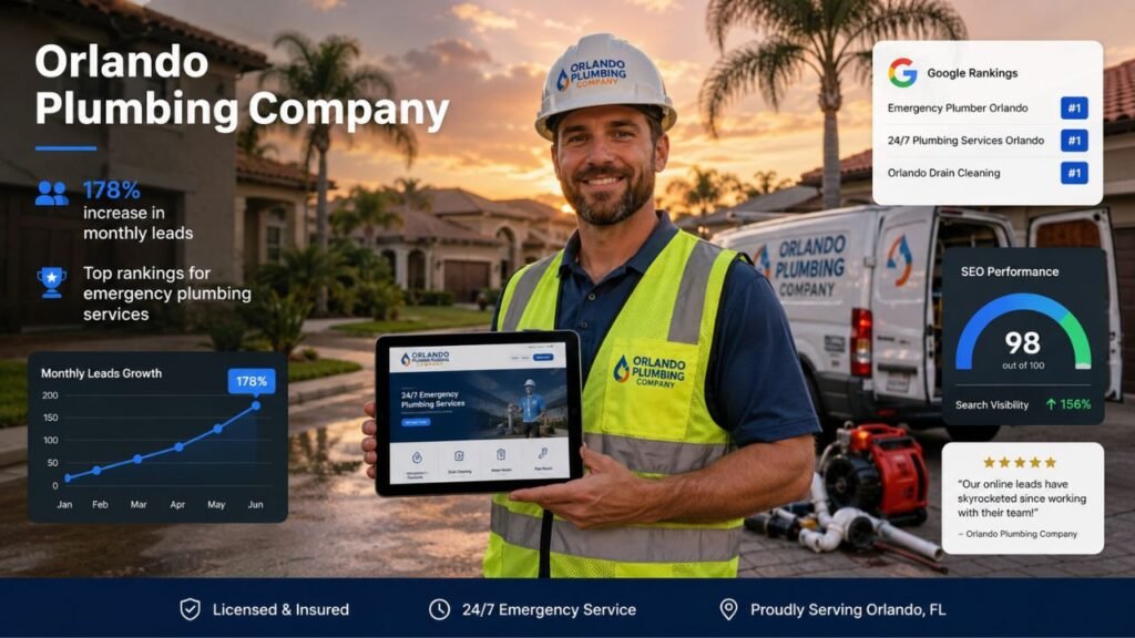 Orlando Plumbing Company SEO Services & Emergency Plumbing Lead Growth