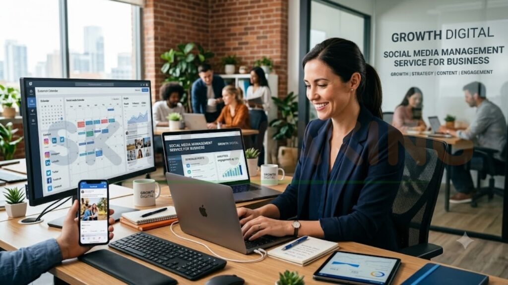 Social Media Management Service For Business