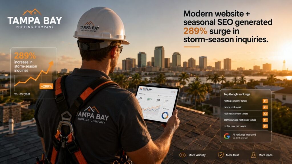 Tampa Bay Roofing Company SEO Case Study & Lead Growth