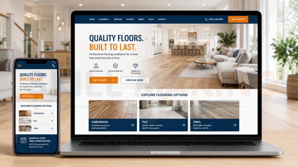 Website Design for Flooring Contractors