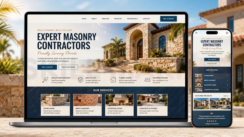 Website Design for Masonry Contractors