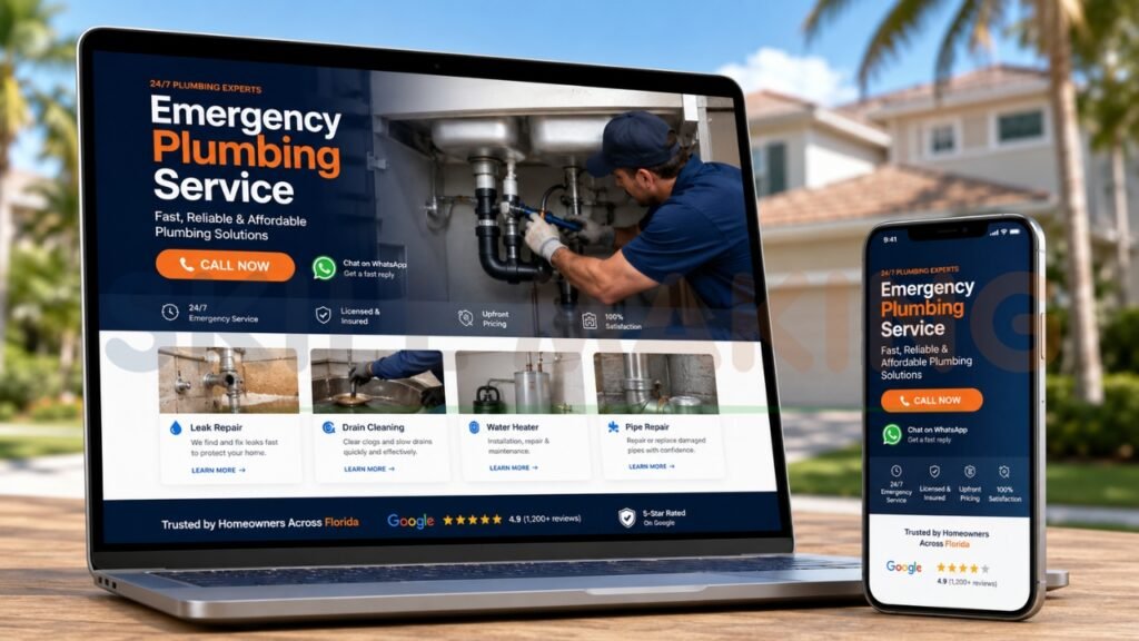 Website Design for Plumbing Contractors in Florida